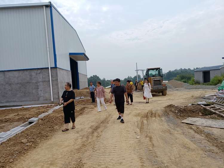 绿草地食品厂在如火如荼建设中
