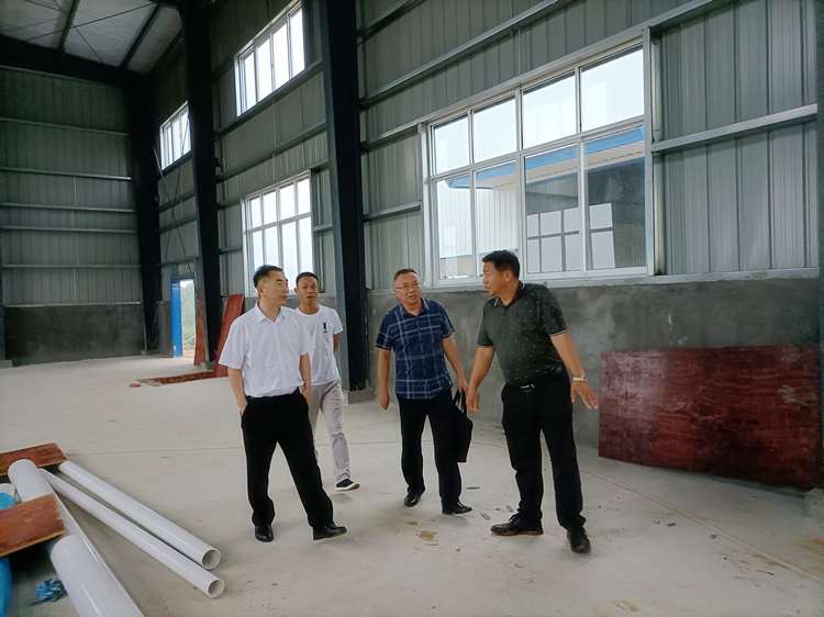 新任蔡河镇党委书记李明清深入镇属骨干企业走访调研