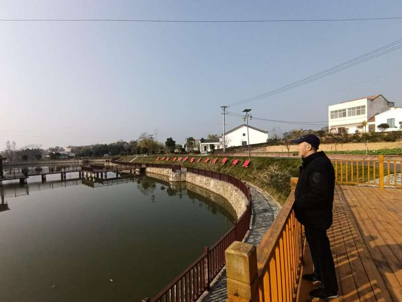 游观梅庙村陈家湖